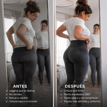 Contorno 3D — Legging de compresión moldeador